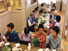 장흥읍 장수초록마을 식당, 지역 어르신 초청 점심식사 대접
