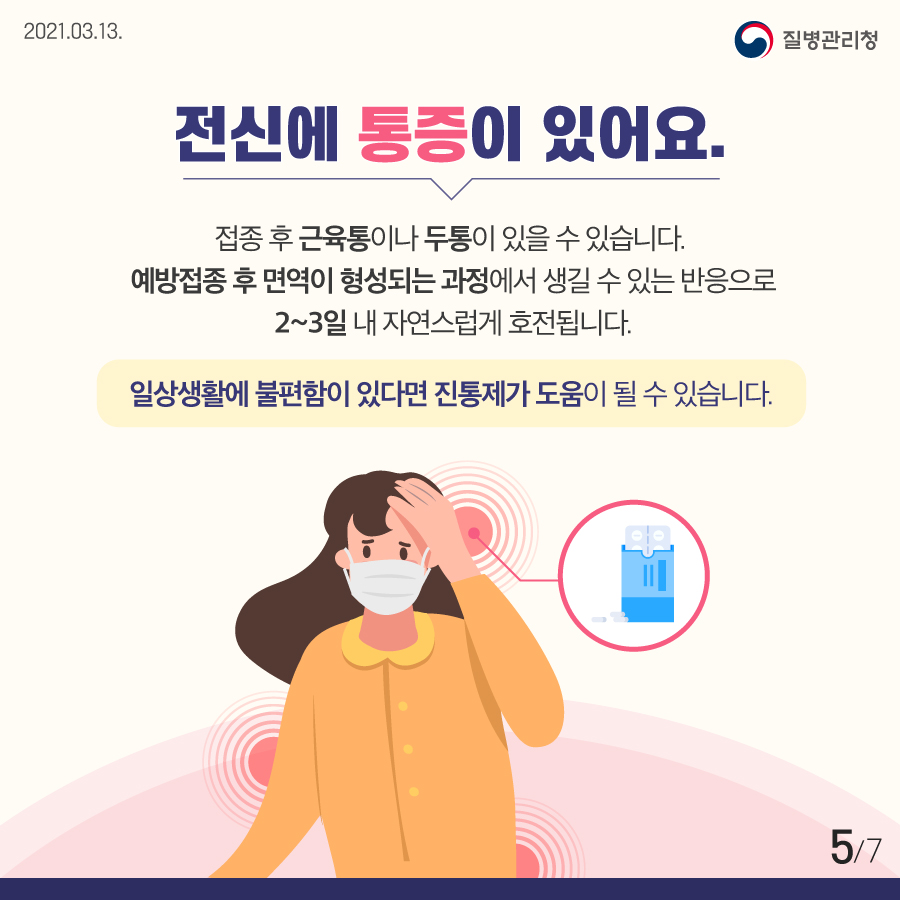 코로나19 예방접종 이상반응 대처방안