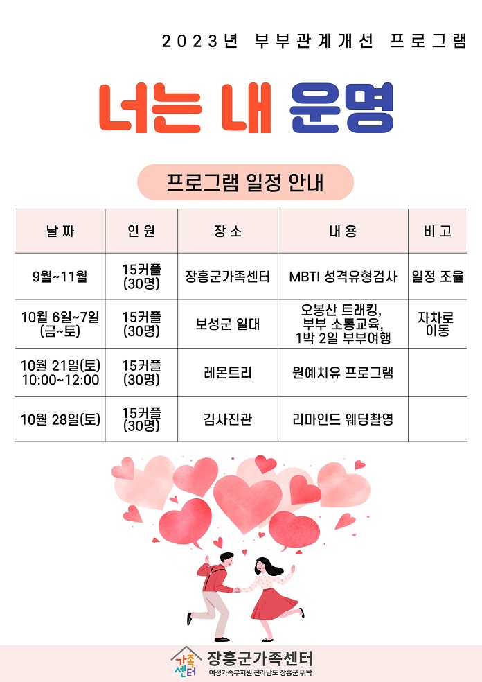 부부관계향상프로그램