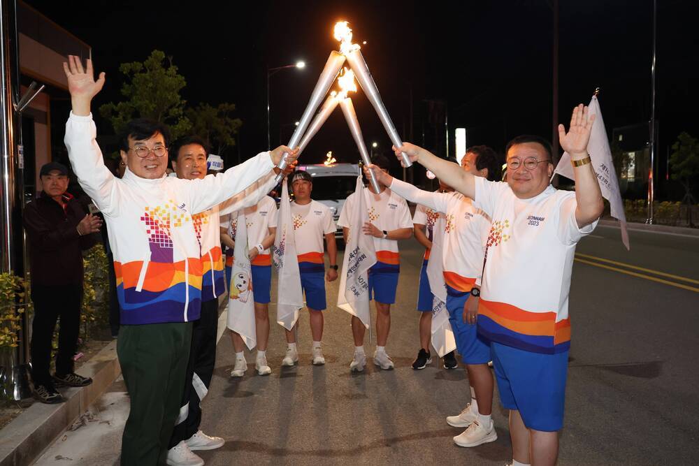 제104회 전국체육대회 및 제43회 전국장애인체육대회 성화봉송.안치식(3)