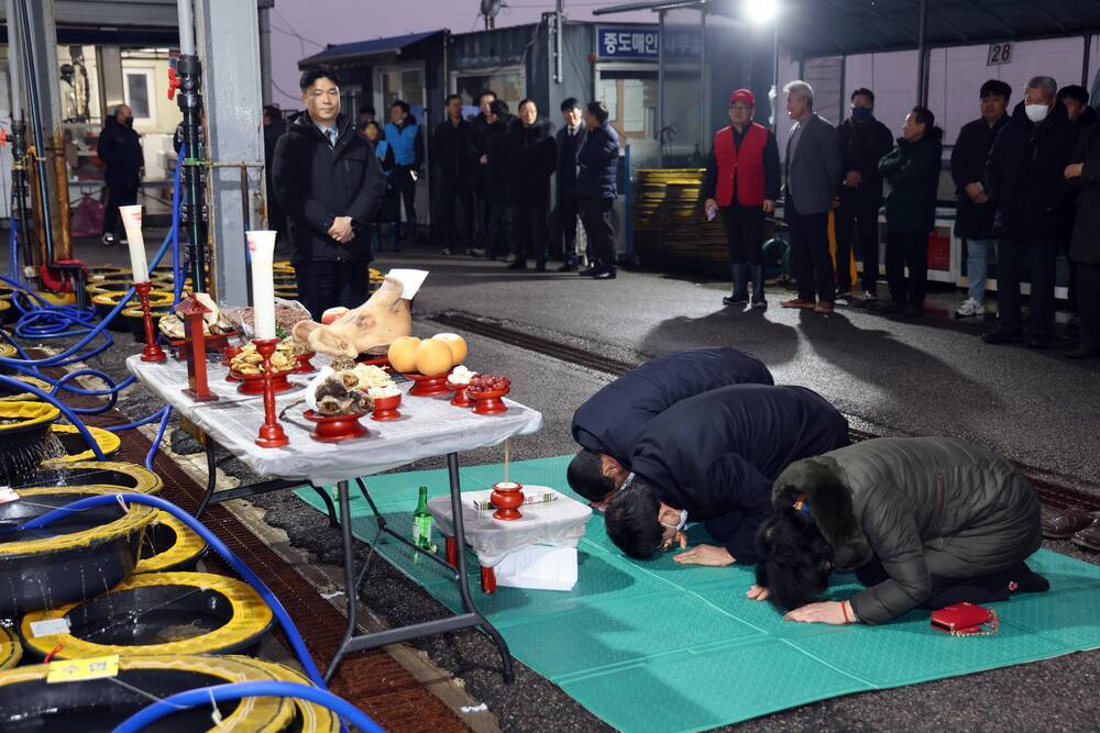 정남진수산물 위판장 초매식(3)